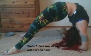 Photo 7 -- Forearm stand floor 