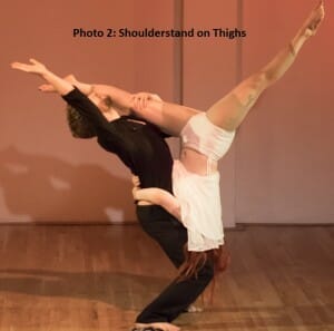 Photo 2: Shoulderstand on thighs 