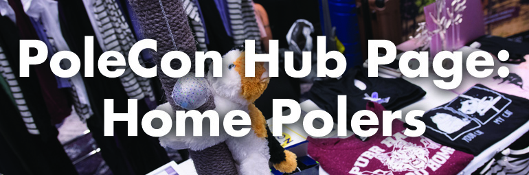 Image of vendor booth with text: PoleCon Hub Page: Home Polers
