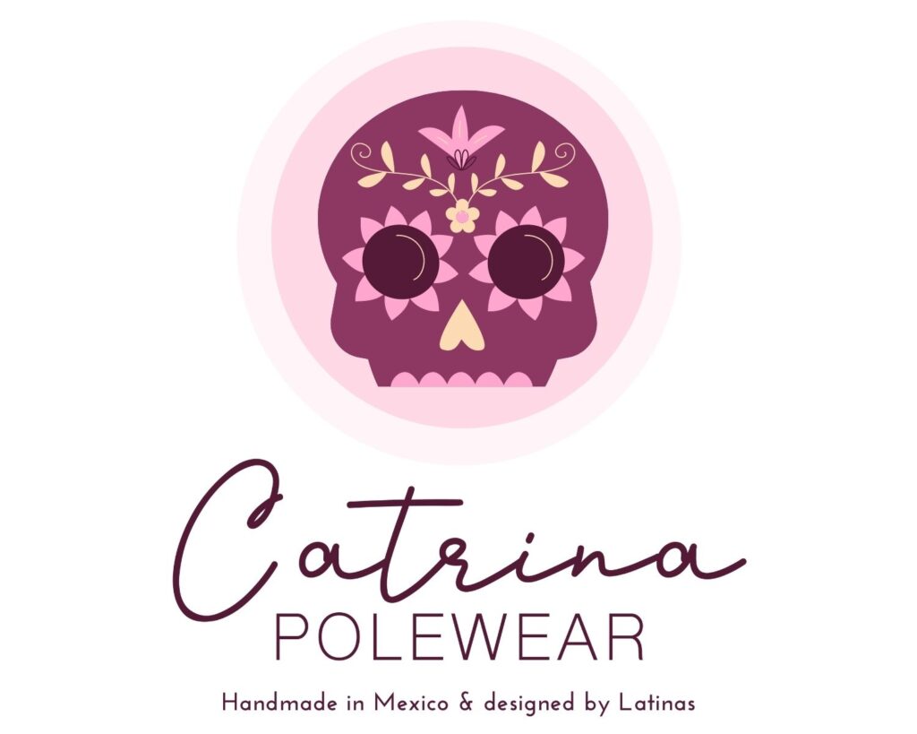 Catrina Polewear logo and text "handmade in Mexico and deisnged by Latinas