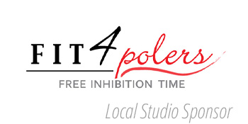 Fit 4 polers logo and text: local studio sponsor.