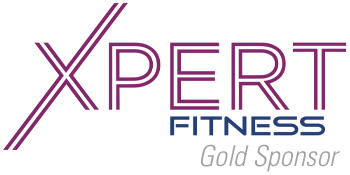 Xpert Fitness Logo and text Gold Sponsor