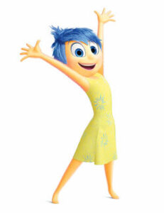 Joy from Inside Out and Inside Out 2