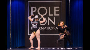 The Pole Comedian Performs At PoleCon 2019