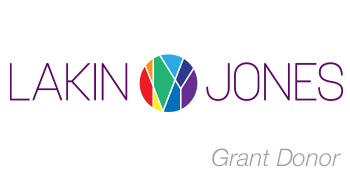 Lakin Jones logo and text Grant Donor