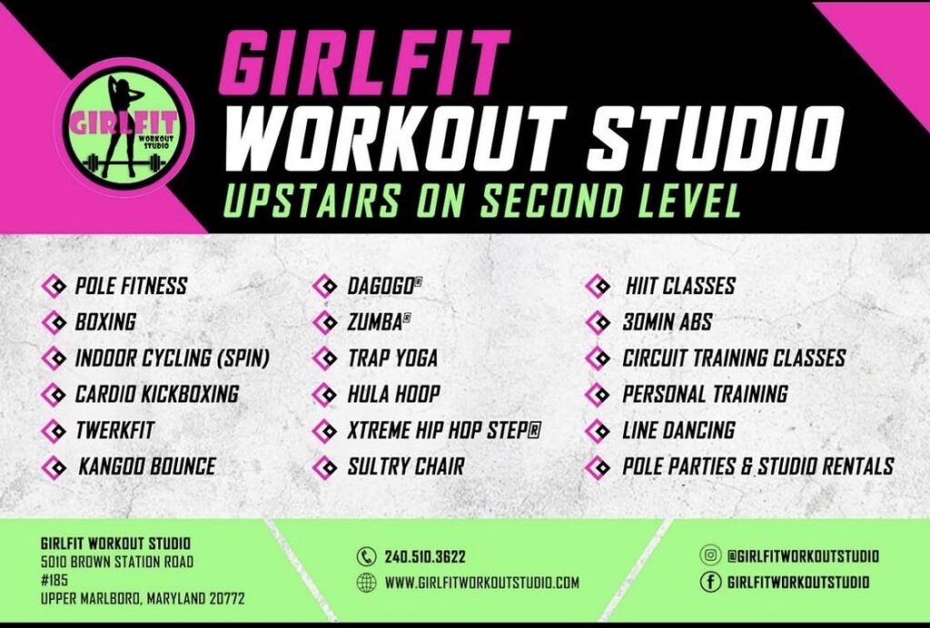 Girl Fit Work out Studio information including classes and address